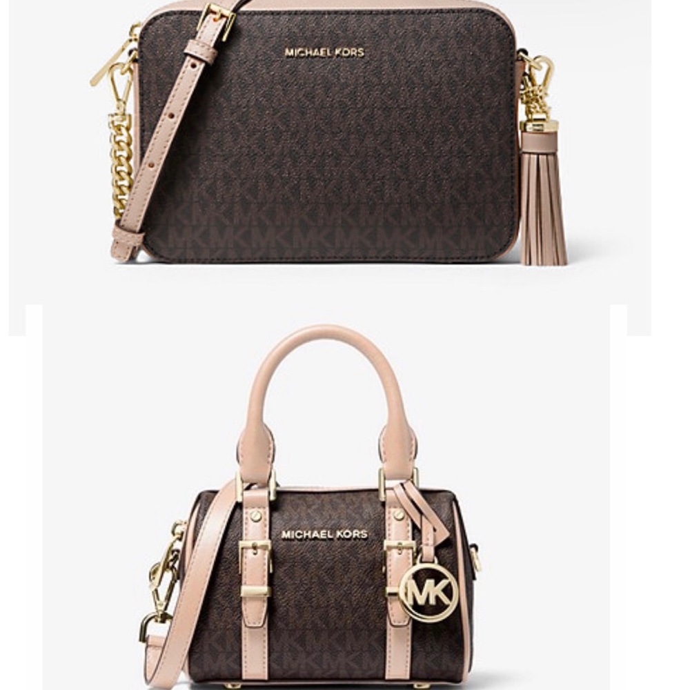 Michael Kors Ginny Medium & Bedford Legacy Extra-Small Logo Duffle Crossbodys!!